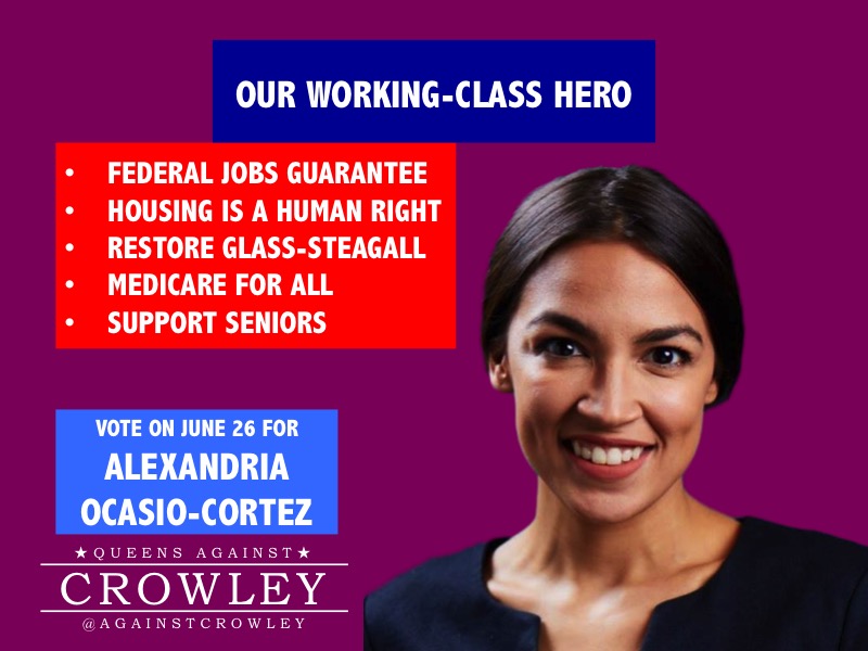 Ocasio Working Class Hero